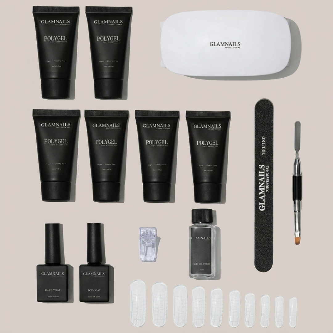 Polygel Starterset | 3+3 Gratis Kleuren Glamnailsprofessional