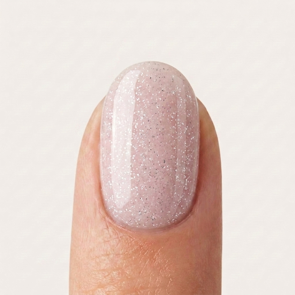 Polygel Champagne Sparkle Glamnailsprofessional