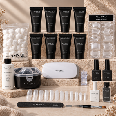 Kit de inicio Polygel | 4+4 colores gratis de Glamnailsprofessional