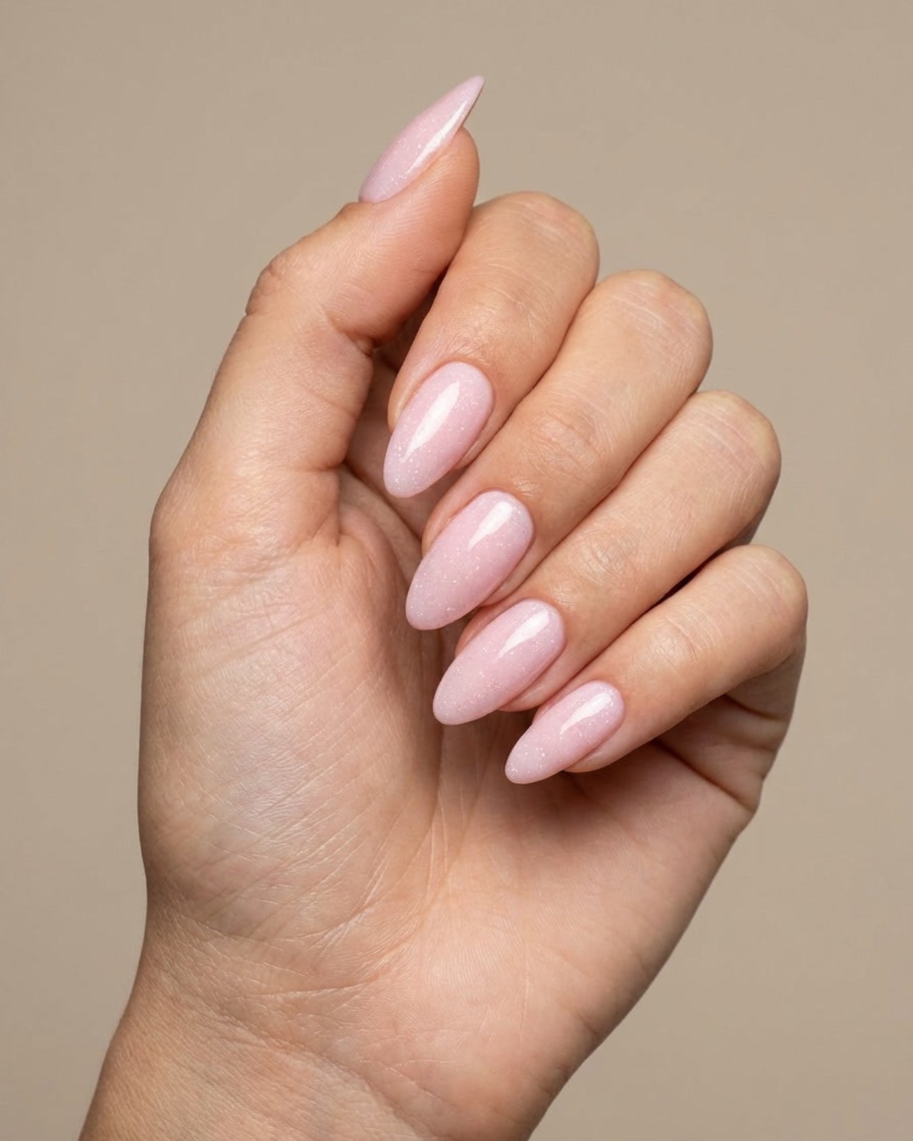 Polygel Blush Shimmer Glamnailsprofessional 