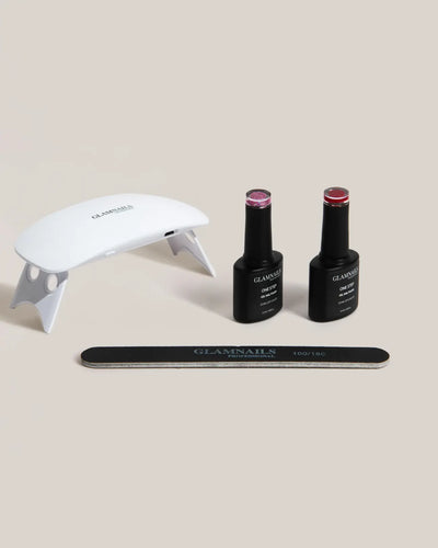 Glamnailsprofessional Salud y belleza > Cuidado de uñas > Gel de uñas 3 en 1 One Step Gellak Basic Starter Set | 1+1 colores gratis
