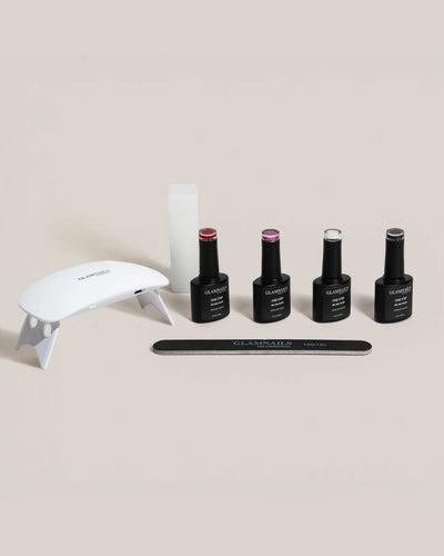 Glamnailsprofessional Salud y belleza > Cuidado de uñas > Gel de uñas 3 en 1 One Step Gellak Premium Starter Set | 2+2 colores gratis